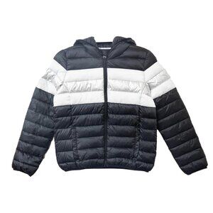 Numero by Free People Quilted Packable Hooded Full Zip Puffer Jacket Size Large